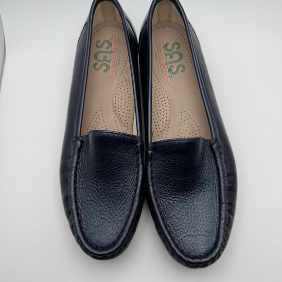 SAS Womens Simple Slip On Loafer Tripad Comfort Pearl Blue 8M With Box 8 M - Picture 5 of 14
